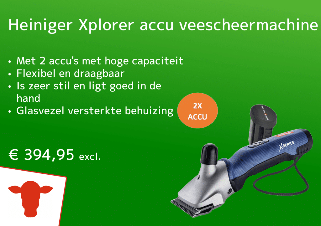 Heiniger Xplorer-Accu Veescheermachine - Sietse Jorna