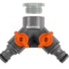 Gardena 2-weg ventiel | 21 mm (1/2") en 26,5 mm (3/4")